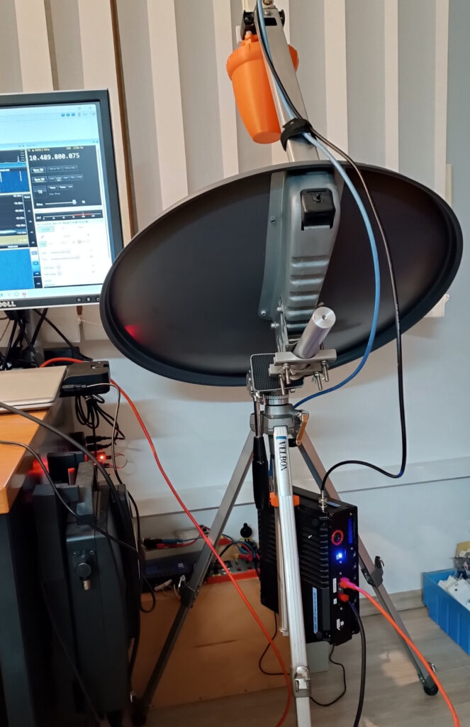 QO-100 Portabel Indoor Test