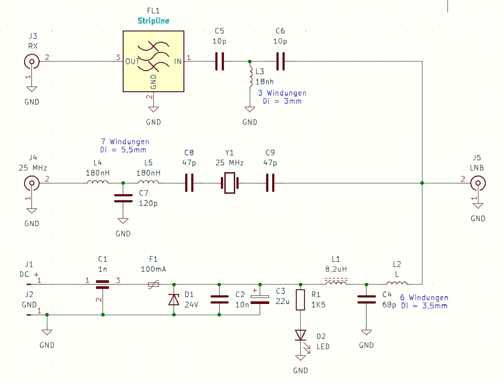 Triplexer Schaltplan