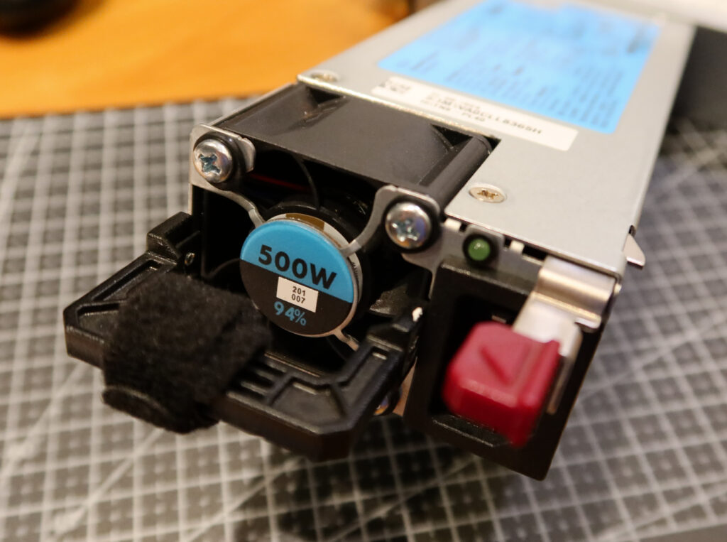 500W netzteil front